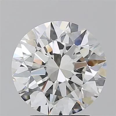 3.02ct I VS2 Rare Carat Ideal Cut Round Diamond