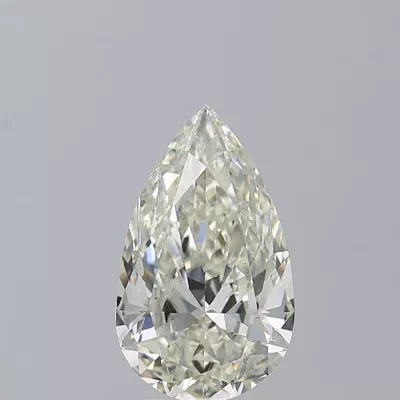 4.02ct K SI1 Rare Carat Ideal Cut Pear Diamond