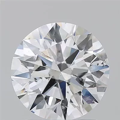 2.01ct E SI2 Rare Carat Ideal Cut Round Diamond