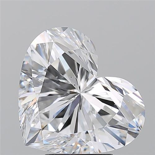 5.05ct E SI1 Rare Carat Ideal Cut Heart Diamond