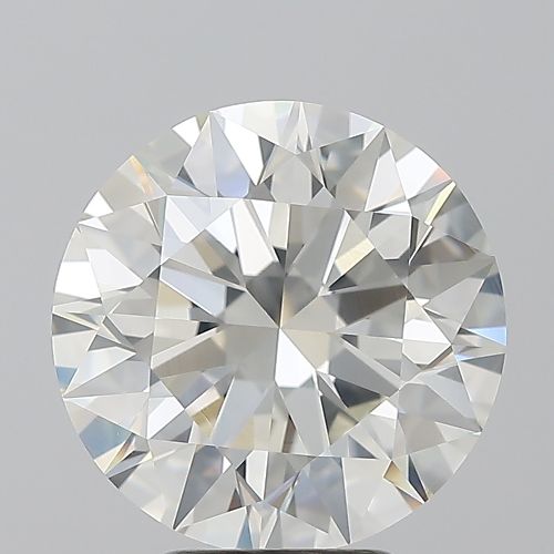 4.09ct J VS2 Rare Carat Ideal Cut Round Diamond