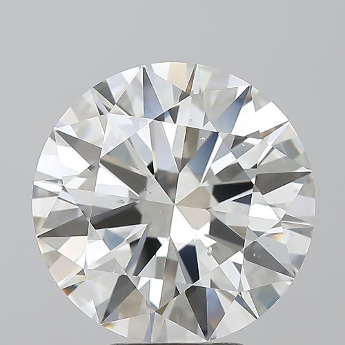 5.02ct H SI1 Rare Carat Ideal Cut Round Diamond
