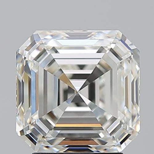 3.21ct J VS1 Rare Carat Ideal Cut Asscher Diamond