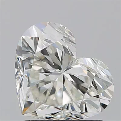 1.71ct K VVS1 Rare Carat Ideal Cut Heart Diamond