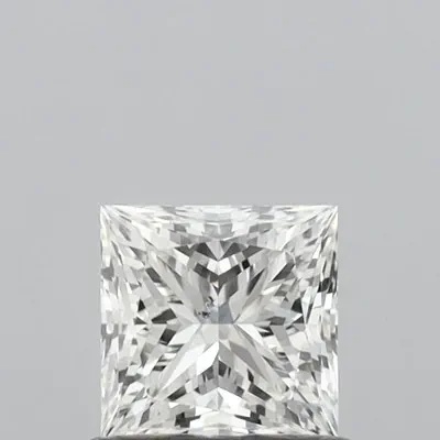 0.70ct K SI1 Rare Carat Ideal Cut Princess Diamond