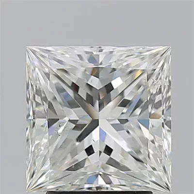 3.01ct I SI1 Rare Carat Ideal Cut Princess Diamond