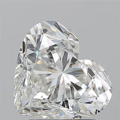 2.54ct I SI2 Rare Carat Ideal Cut Heart Diamond