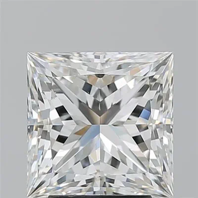 3.59ct H VS2 Rare Carat Ideal Cut Princess Diamond