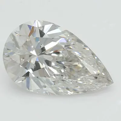 2.24ct H VS2 Rare Carat Ideal Cut Pear Lab Grown Diamond