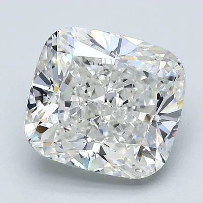 3.30ct I SI1 Rare Carat Ideal Cut Cushion Diamond