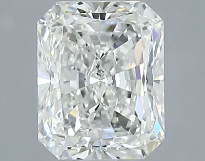1.08ct G SI1 Rare Carat Ideal Cut Radiant Diamond