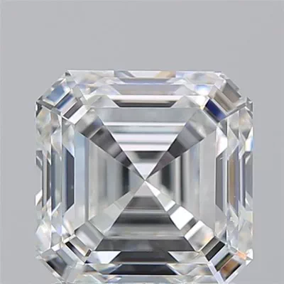 2.08ct H VS2 Rare Carat Ideal Cut Asscher Diamond