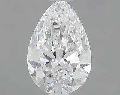 0.37ct D SI2 Rare Carat Ideal Cut Pear Diamond