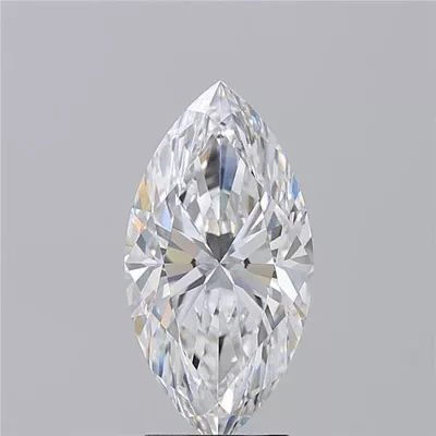3.28ct D IF Rare Carat Ideal Cut Marquise Diamond