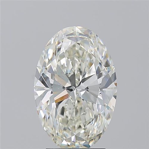 3.20ct K SI1 Rare Carat Ideal Cut Oval Diamond