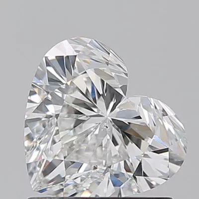 1.10ct E SI1 Rare Carat Ideal Cut Heart Diamond