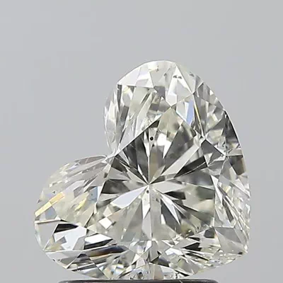 1.71ct K SI2 Rare Carat Ideal Cut Heart Diamond