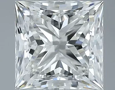 2.10ct J VVS1 Rare Carat Ideal Cut Princess Diamond