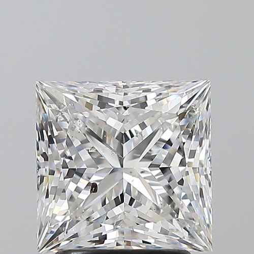 2.50ct F SI2 Rare Carat Ideal Cut Princess Diamond