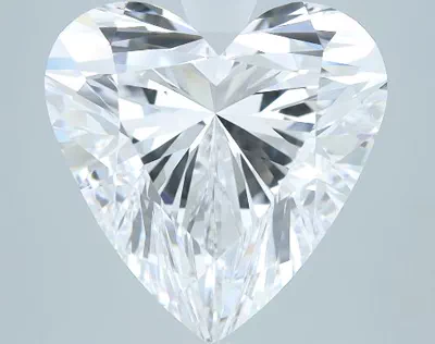 6.01ct D IF Rare Carat Ideal Cut Heart Diamond