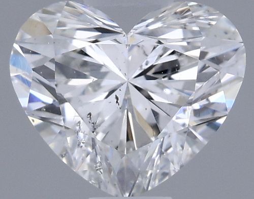 0.65ct F SI2 Rare Carat Ideal Cut Heart Diamond