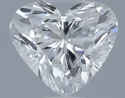 0.91ct F SI2 Rare Carat Ideal Cut Heart Diamond