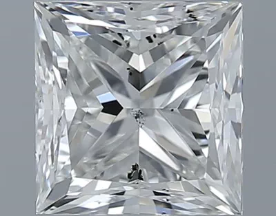 0.90ct J SI2 Very Good Cut Princess Diamond