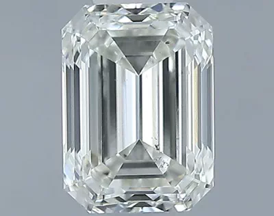 0.91ct K SI1 Very Good Cut Emerald Diamond
