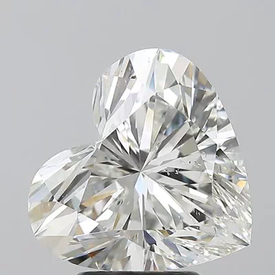 3.57ct H SI1 Rare Carat Ideal Cut Heart Diamond