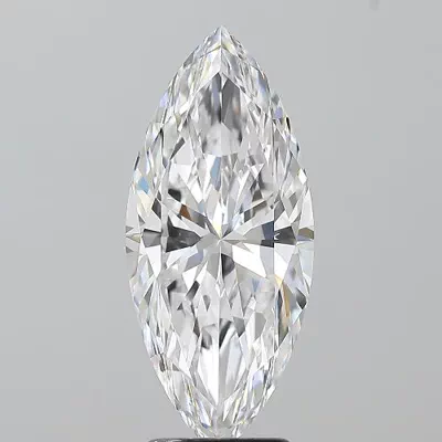 3.50ct D VS2 Rare Carat Ideal Cut Marquise Diamond