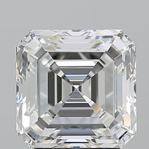3.05ct H VVS2 Rare Carat Ideal Cut Asscher Diamond