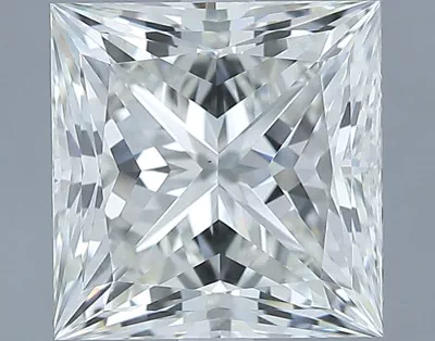 3.00ct K VS1 Rare Carat Ideal Cut Princess Diamond