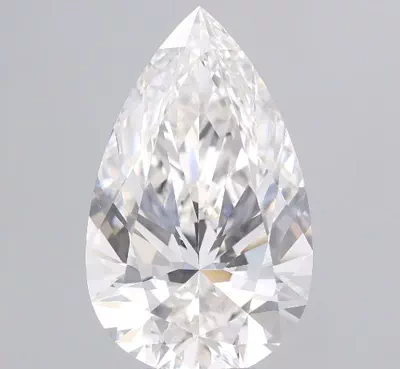 9.01ct H VVS2 Rare Carat Ideal Cut Pear Diamond