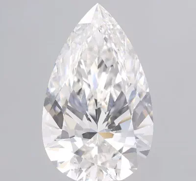 9.01ct H VVS2 Rare Carat Ideal Cut Pear Diamond