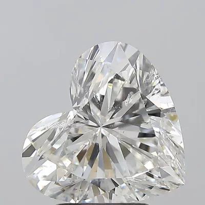 3.03ct I SI2 Rare Carat Ideal Cut Heart Diamond