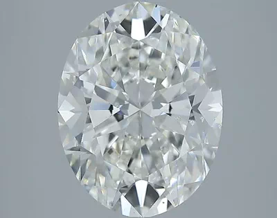4.01ct I SI2 Rare Carat Ideal Cut Oval Diamond