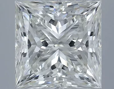 3.00ct J VS2 Rare Carat Ideal Cut Princess Diamond