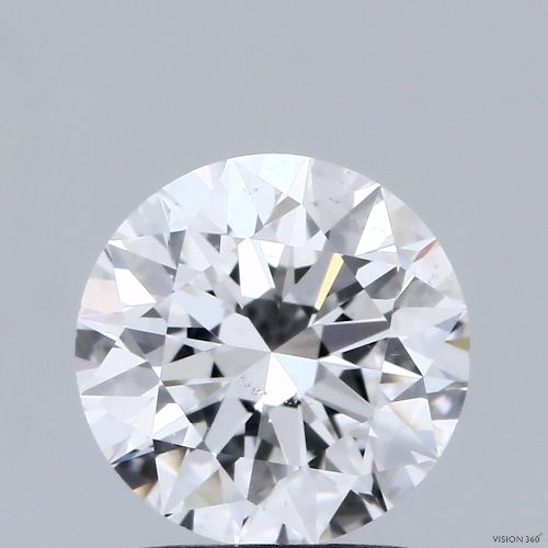 2.05ct E SI1 Rare Carat Ideal Cut Round Diamond
