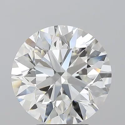 4.01ct H SI1 Excellent Cut Round Diamond
