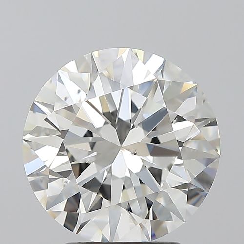 3.01ct I SI2 Rare Carat Ideal Cut Round Diamond