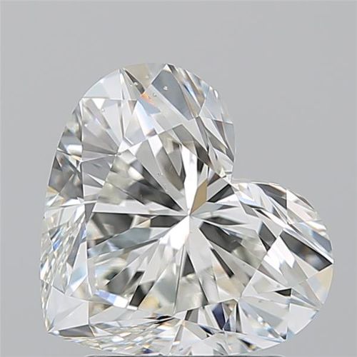 2.23ct J SI1 Rare Carat Ideal Cut Heart Diamond