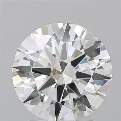 2.70ct J SI2 Rare Carat Ideal Cut Round Diamond