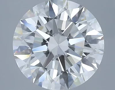 5.06ct F VVS1 Rare Carat Ideal Cut Round Diamond