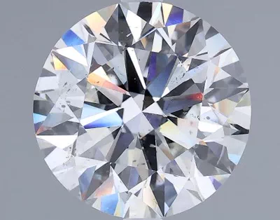 3.27ct H SI2 Rare Carat Ideal Cut Round Diamond