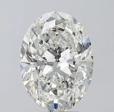 3.51ct I SI2 Rare Carat Ideal Cut Oval Diamond