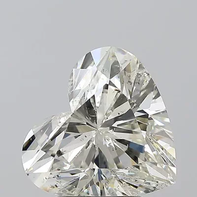 3.01ct K SI2 Rare Carat Ideal Cut Heart Diamond