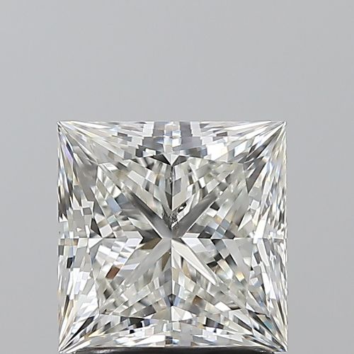 1.71ct H SI2 Rare Carat Ideal Cut Princess Diamond