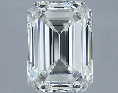 4.02ct K VVS2 Excellent Cut Emerald Diamond
