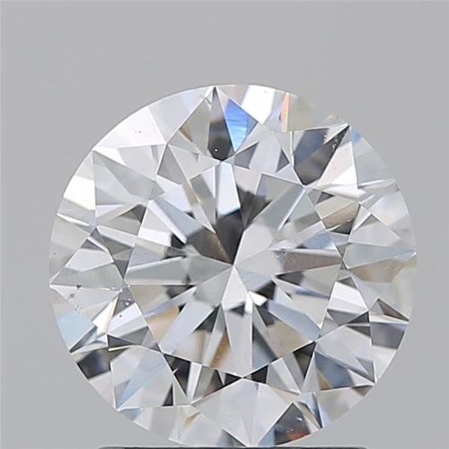 2.01ct D SI1 Rare Carat Ideal Cut Round Diamond