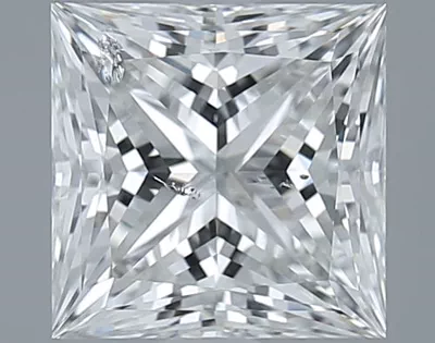1.72ct I SI2 Rare Carat Ideal Cut Princess Diamond